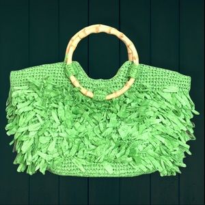 Straw Studios Green Tote